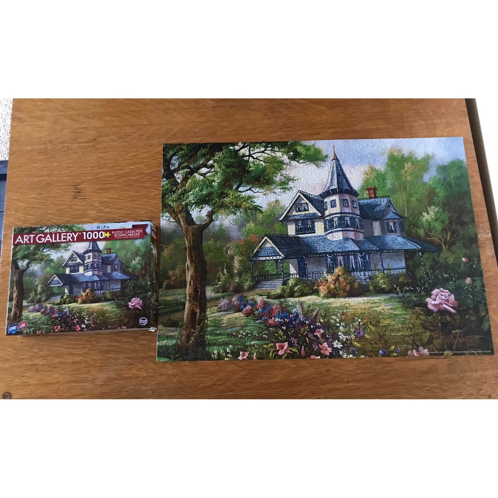 Art gallery Super Lox Victorian Misty Rose 1000 Piece Puzzle